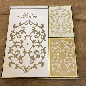 Crown Vintage New bridge playing card/score pad set Heines Royals Party Pack